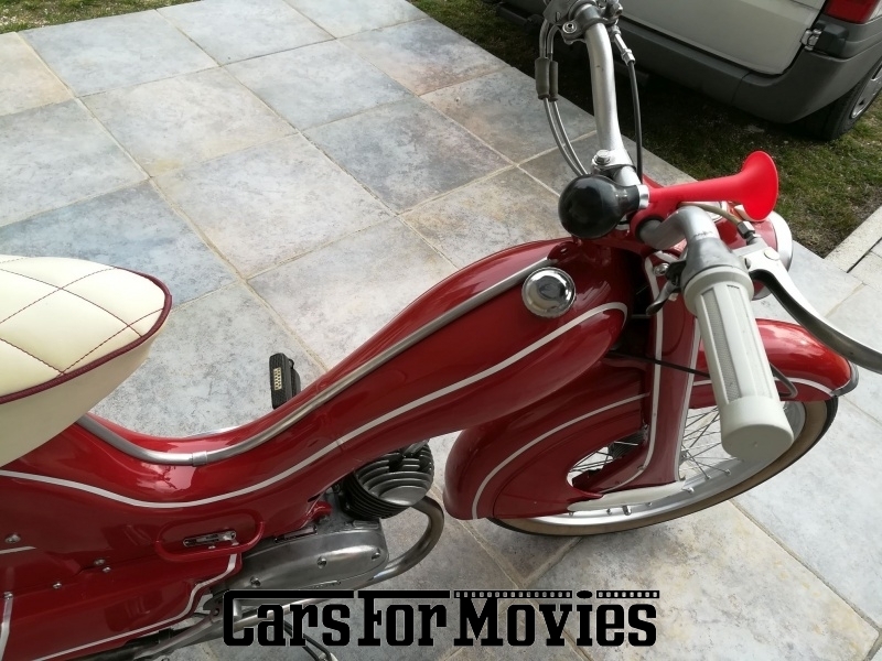 CarsForMovies | DKW Hummel 1960 Deutschland Rot Weiß Zwei- und Dreirad Motorroller außerhalb von Deutschland 3751 Oldtimer